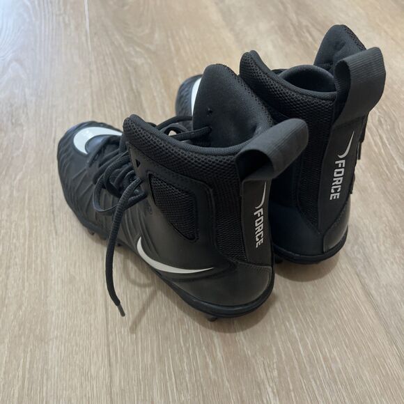 Nike Force Savage Football Cleats Black Size 7.5